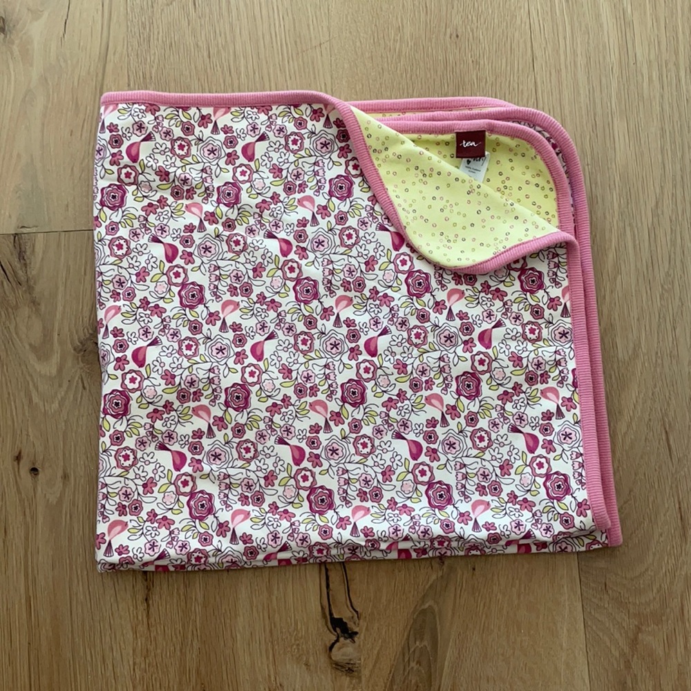Tea Collection blanket 24” x 24”